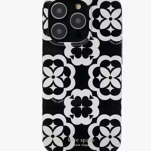 Kate Spade Black and White Geometric iPhone Case